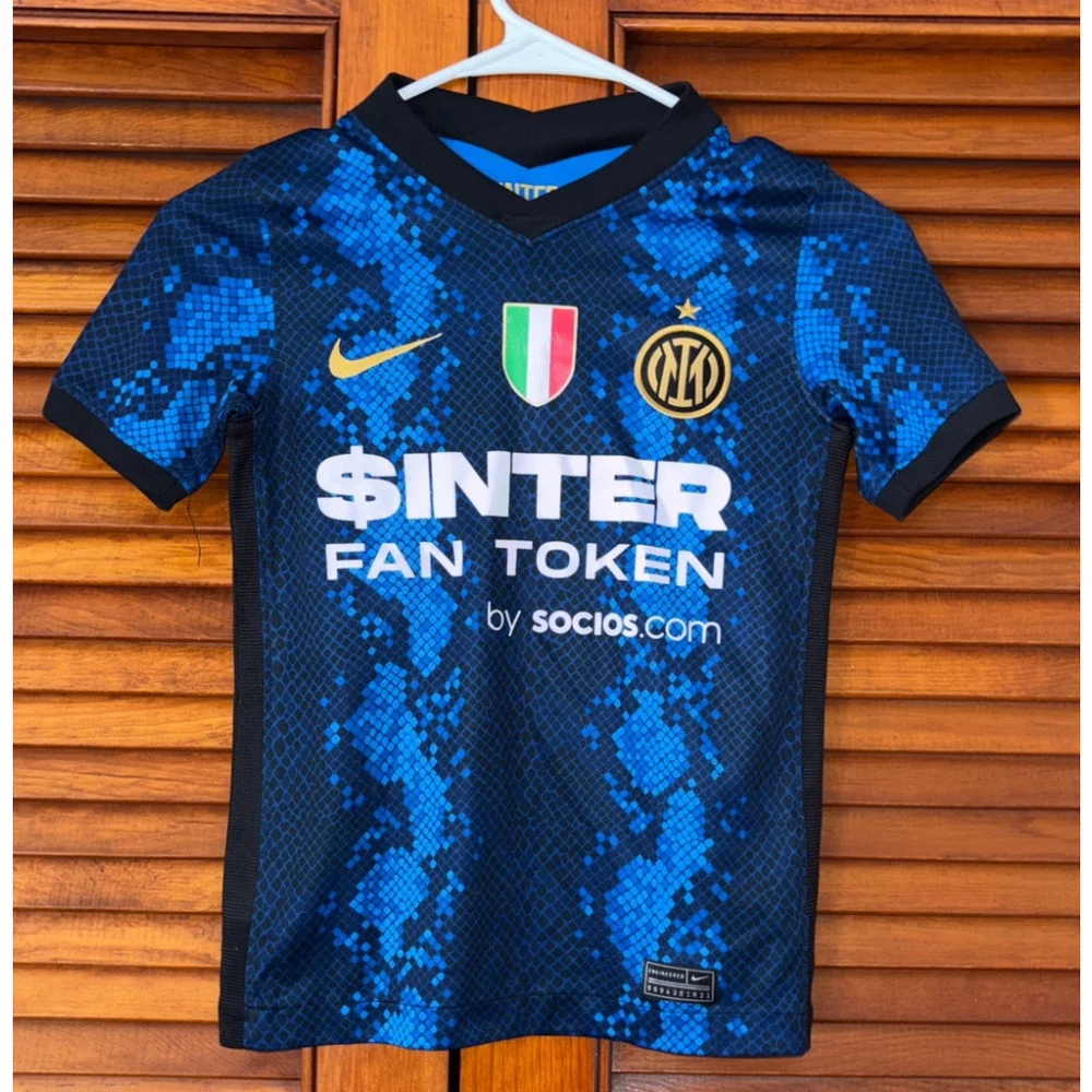 Inter Milan Nike Dri-Fit 21/22 INTER Milano $inter Fan Token Kids XS 122-128 CM